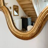 Miroir en bois doré