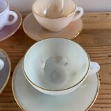 Coffee set 6 cups Harlequin Arcopal