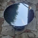 1930s mirrored pedestal table