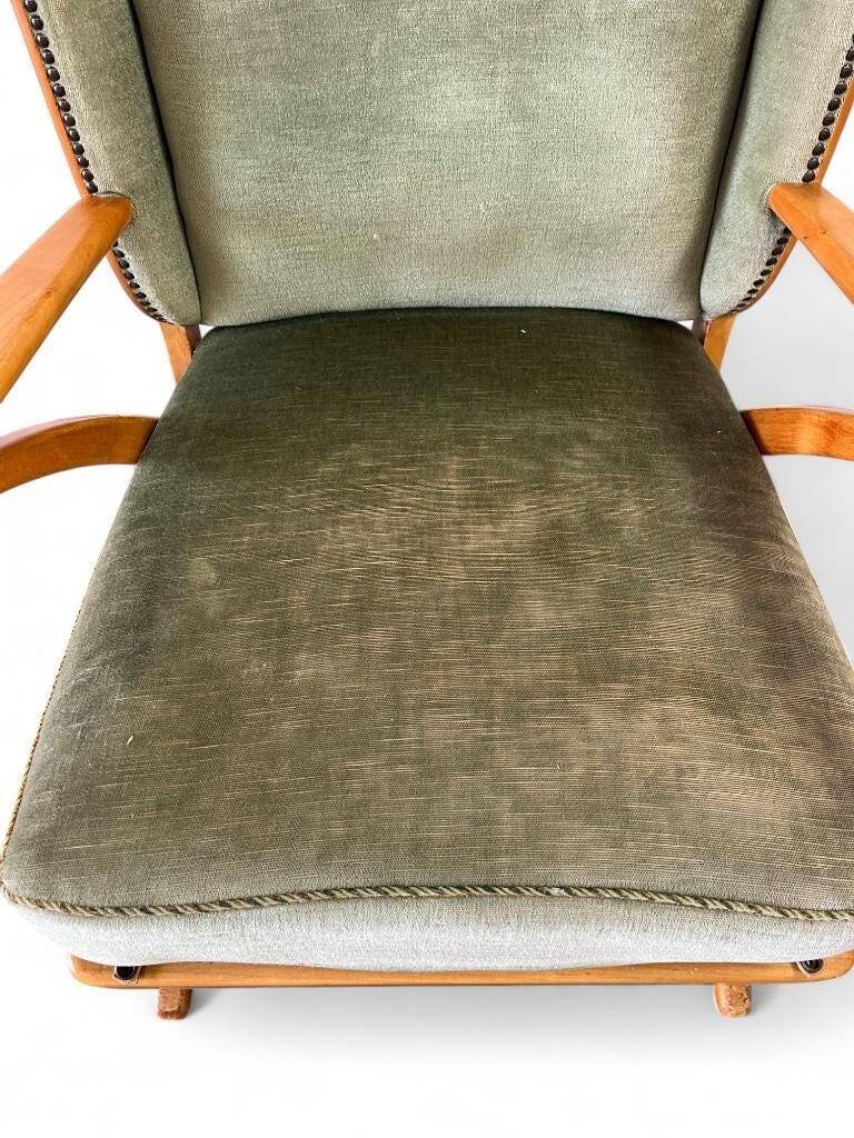 Vintage armchair / single-seater armchair / club armchair knoll antimott