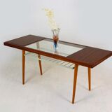 Table basse en verre de Jitona, années 60