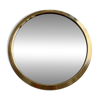 Golden Art Deco mirror plateau