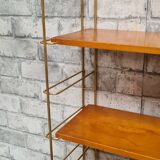 Vintage shelf 1950 in stained wood