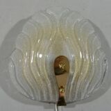 Set of 2 Murano glass wall lamps by Hillebrand 1960’s
