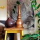 Potter's soliflore vase in vintage glazed stoneware