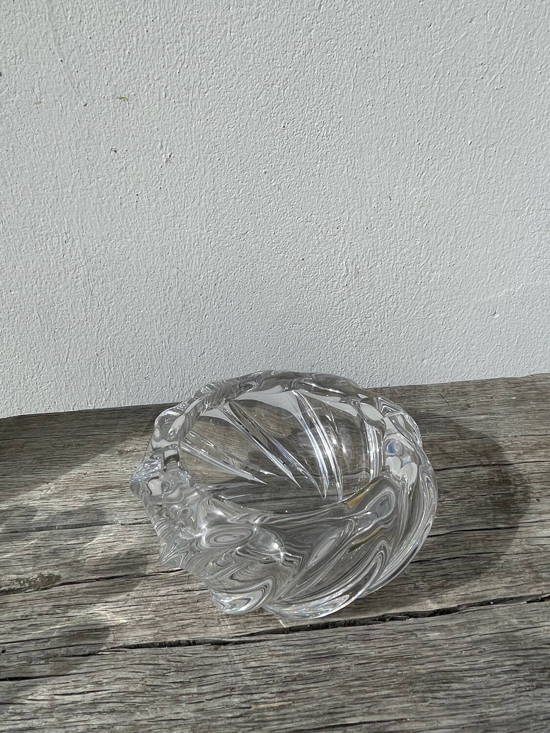 Val Saint Lambert crystal ashtray