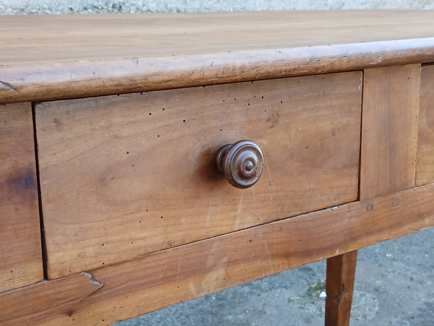 Antique desk in cherry wood