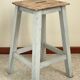 TABOURET Ancien BOIS Massif