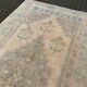 Handmade Pastel Beige Turquoise Area Rug