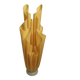 Georgia Jacob's "Athena" lamp in yellow pleated resin, 1970s