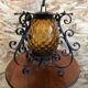 Old suspension lantern metal black