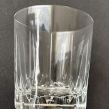 Ensemble de six verres à whisky en cristal