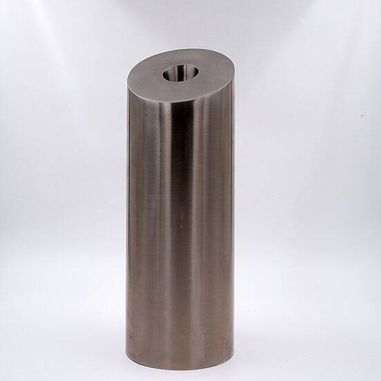 Brushed Aluminum large vase H:40cm
