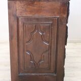 Antique Carved Walnut Chest of Drawers, 17th Century