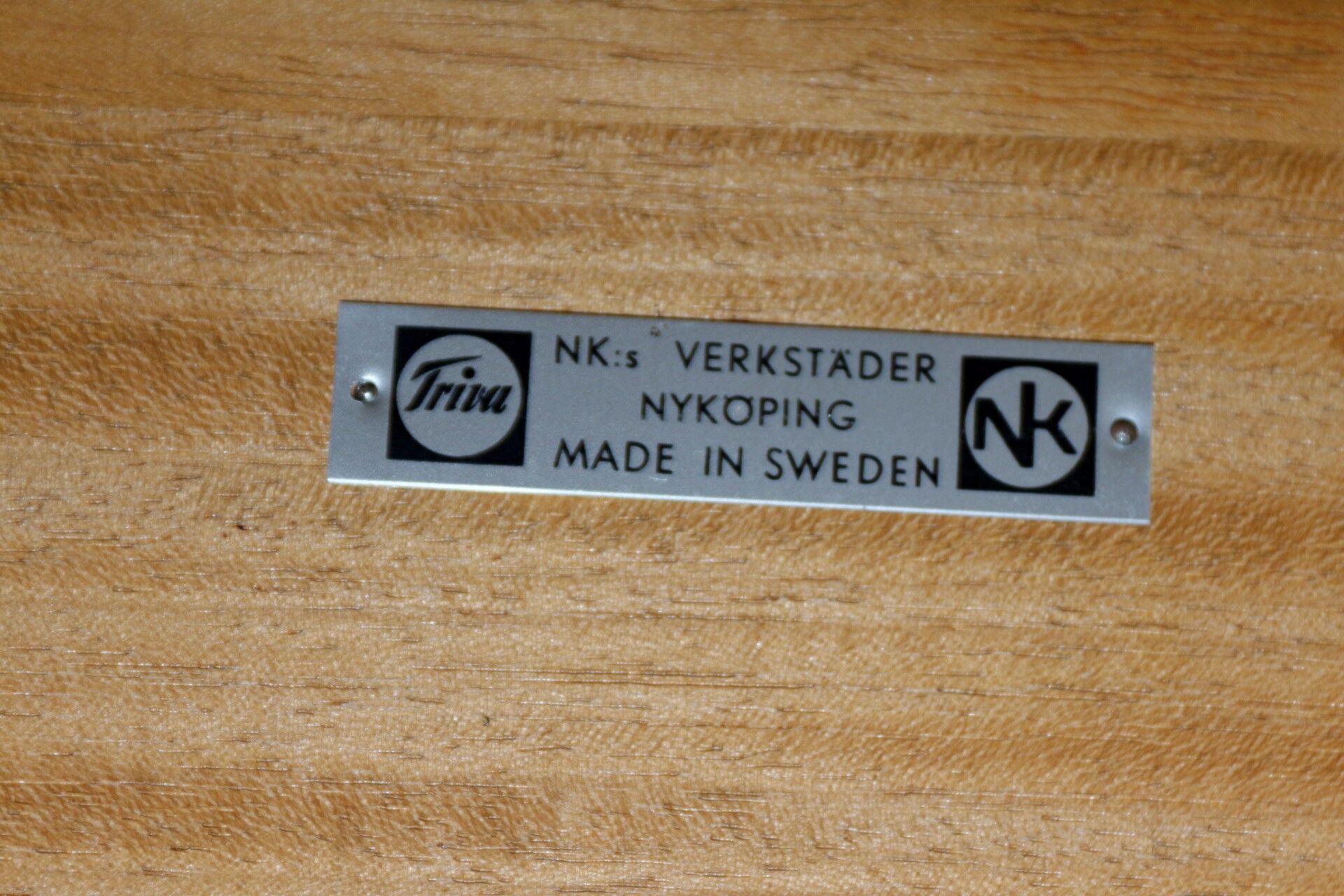 Enamel table, Algot Törneman, Sweden, 1960