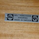 Enamel table, Algot Törneman, Sweden, 1960