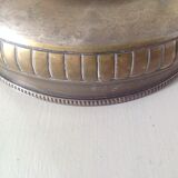 Silver metal compotier