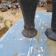 Lot of 6 Cast Iron Vases from 1900 from Charleville-Mézières
