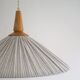 Suspension ELEONORE — 60 cm, striped olive linen and cotton