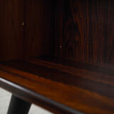 Bibliothèque en palissandre, design danois, années 70, production: Hjørnebo