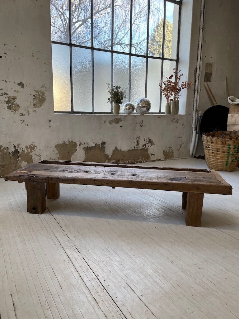 Brutally artisanal oak coffee table