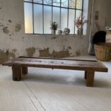 Brutally artisanal oak coffee table