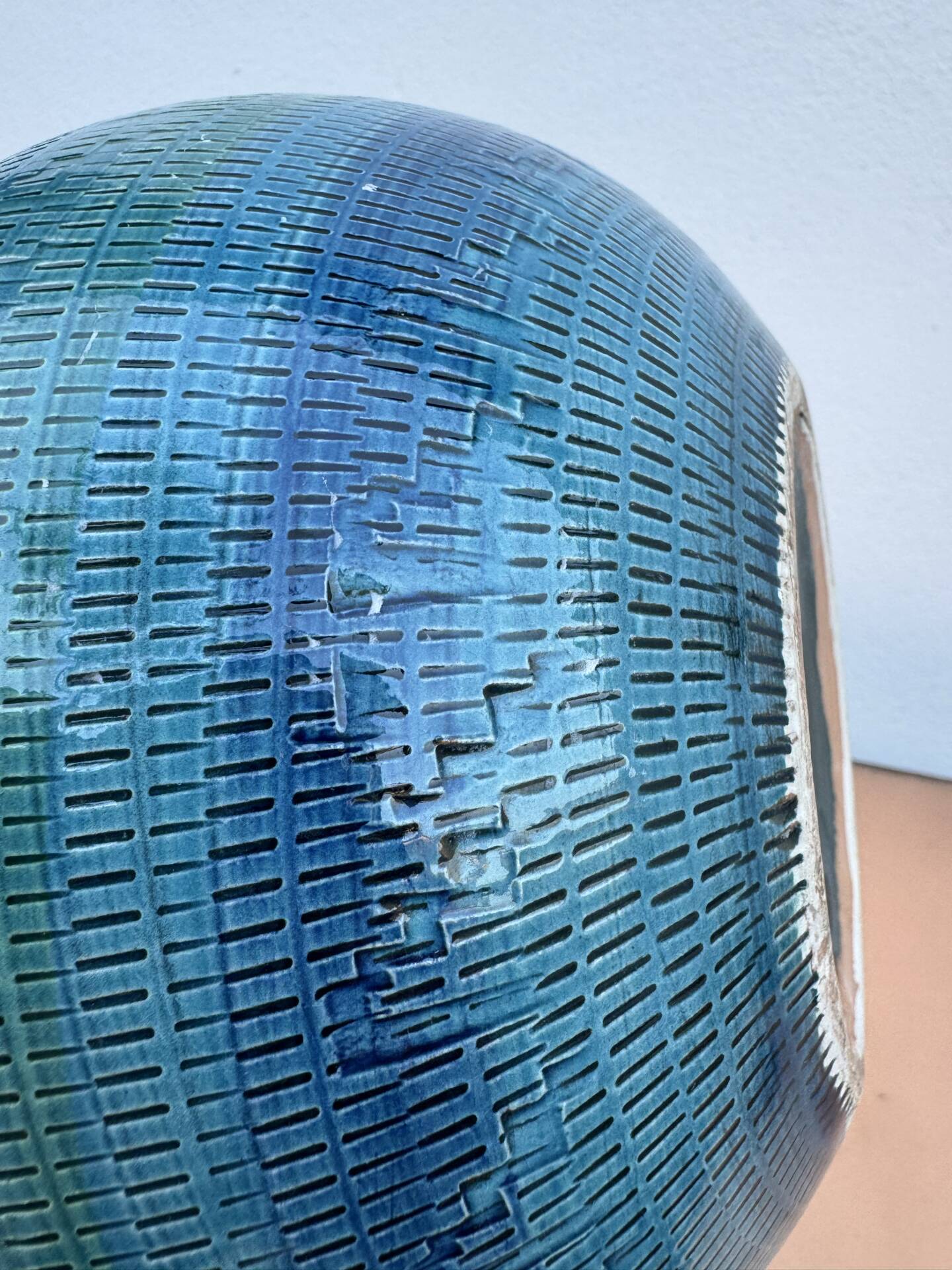 Ceramic cache pot Bitossi Aldo Londi 1960s