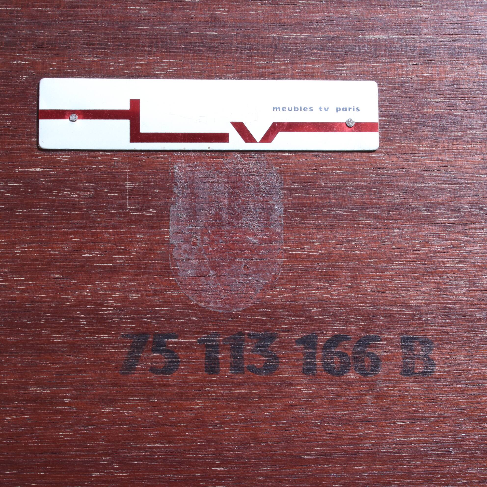 1960s Teak extendible dining table by TV Meubles Paris, France