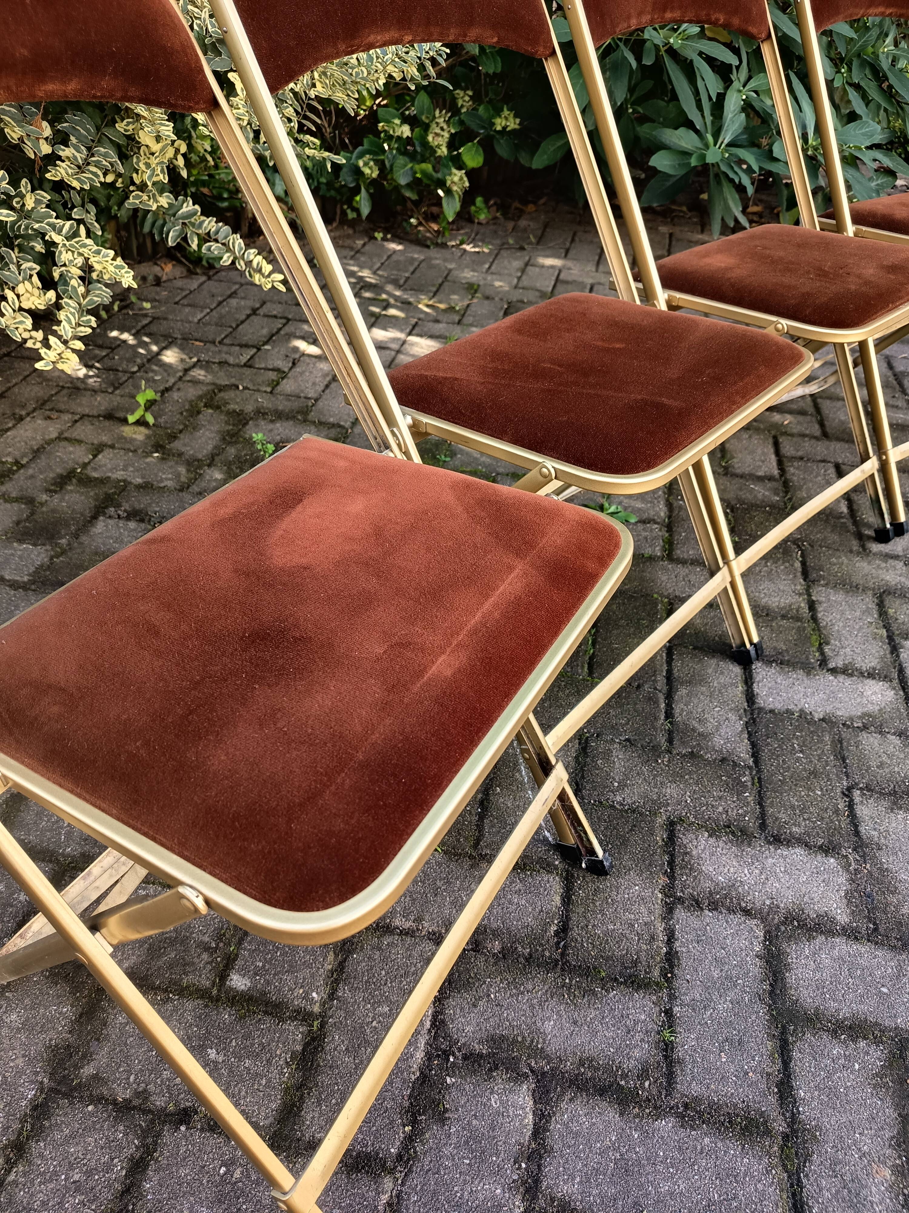 4 folding chairs, Chaisor, 1970