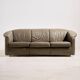 Aura Leather Sofa Set by Paolo Piva for Wittmann, 1980s, Set of 3