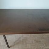 270 cm Grande table imposante Alain Richard hexagonal