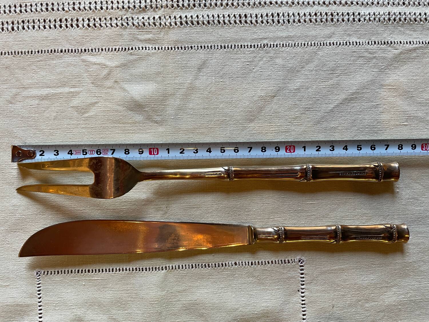 14 “Bamboo” nickel bronze place settings