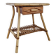 Vintage rattan bedside