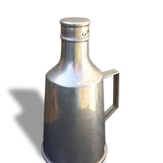 Bouteille en aluminium avec bouchon saupoudreur, originale et vintage