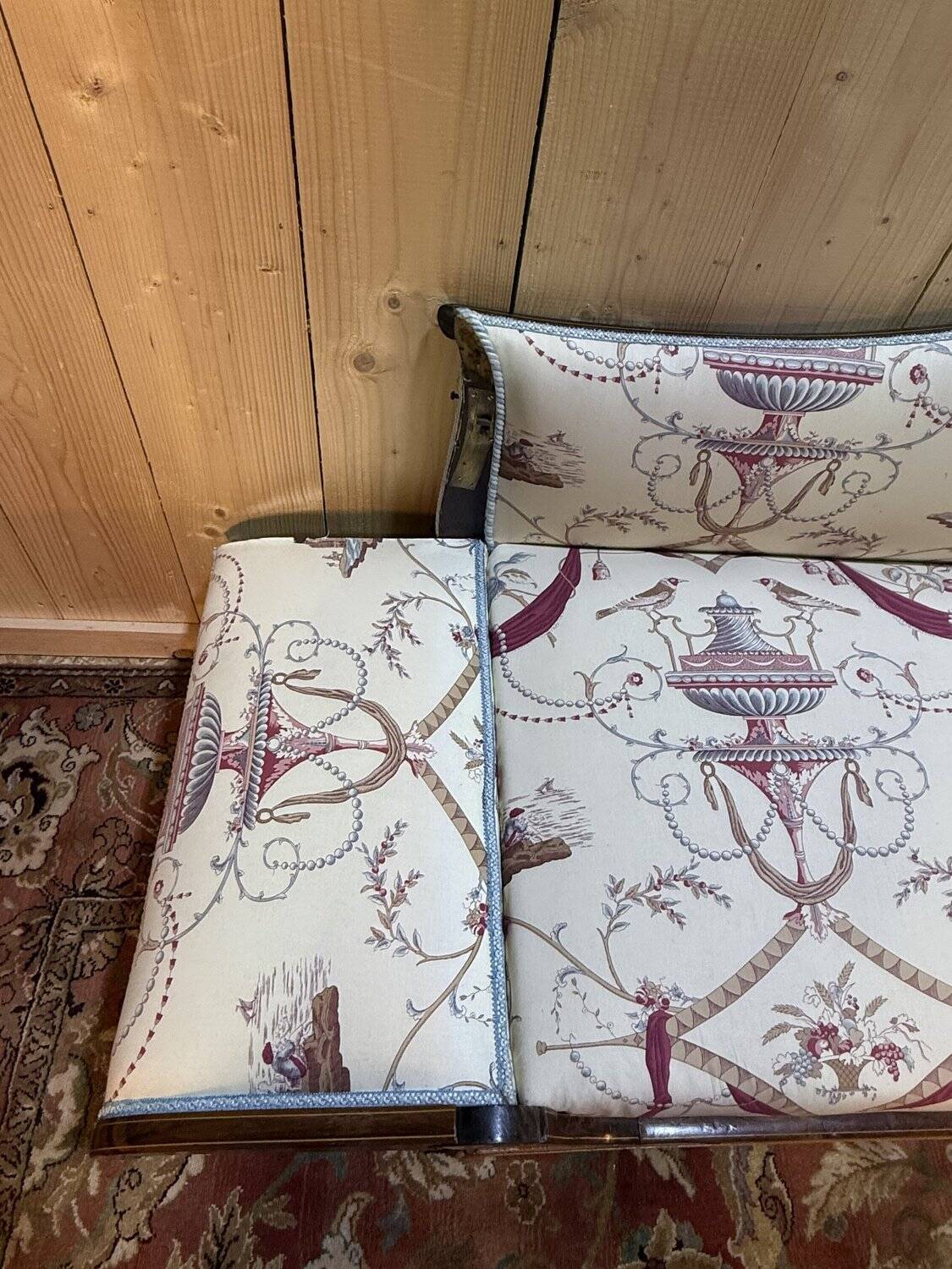 Charles X period Recamier bench