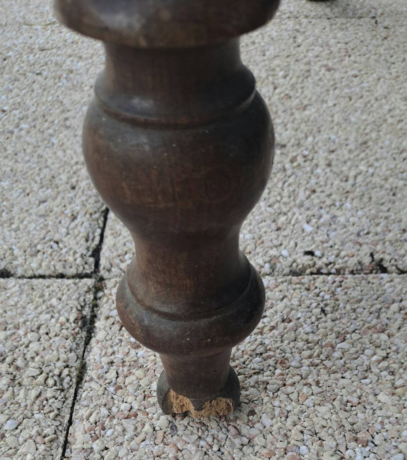 19th century oak desk