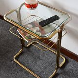 Gold side table