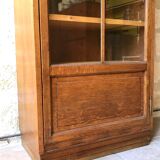 Art Deco oak bookcase 30s