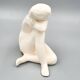 Ceramic Woman Figure, Jihokera Bechyně, 1960s Czechoslovakia