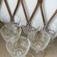 6 glass champagne coupes