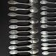 Box of 12 Alfenide table spoons and 12 table forks for Christofle