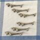 Knife holder dogs bassets metal