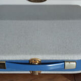 Functional blue typewriter