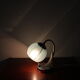 Lampe de table bleue du milieu du siècle, années 1950.