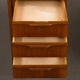 Danish teak desk with 6 drawers