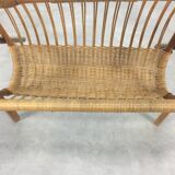 Rattan magazine door 60s