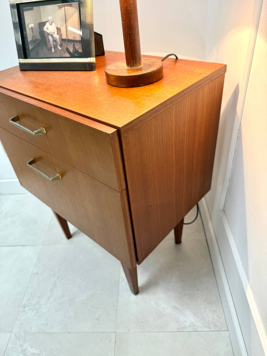 Vintage bedside table