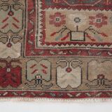 4x9 Rug For Entrway Red Classic Oriental Vintage Rug, 111x263Cm SK 3884