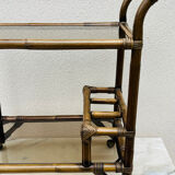 Bamboo bar trolley from the 70s