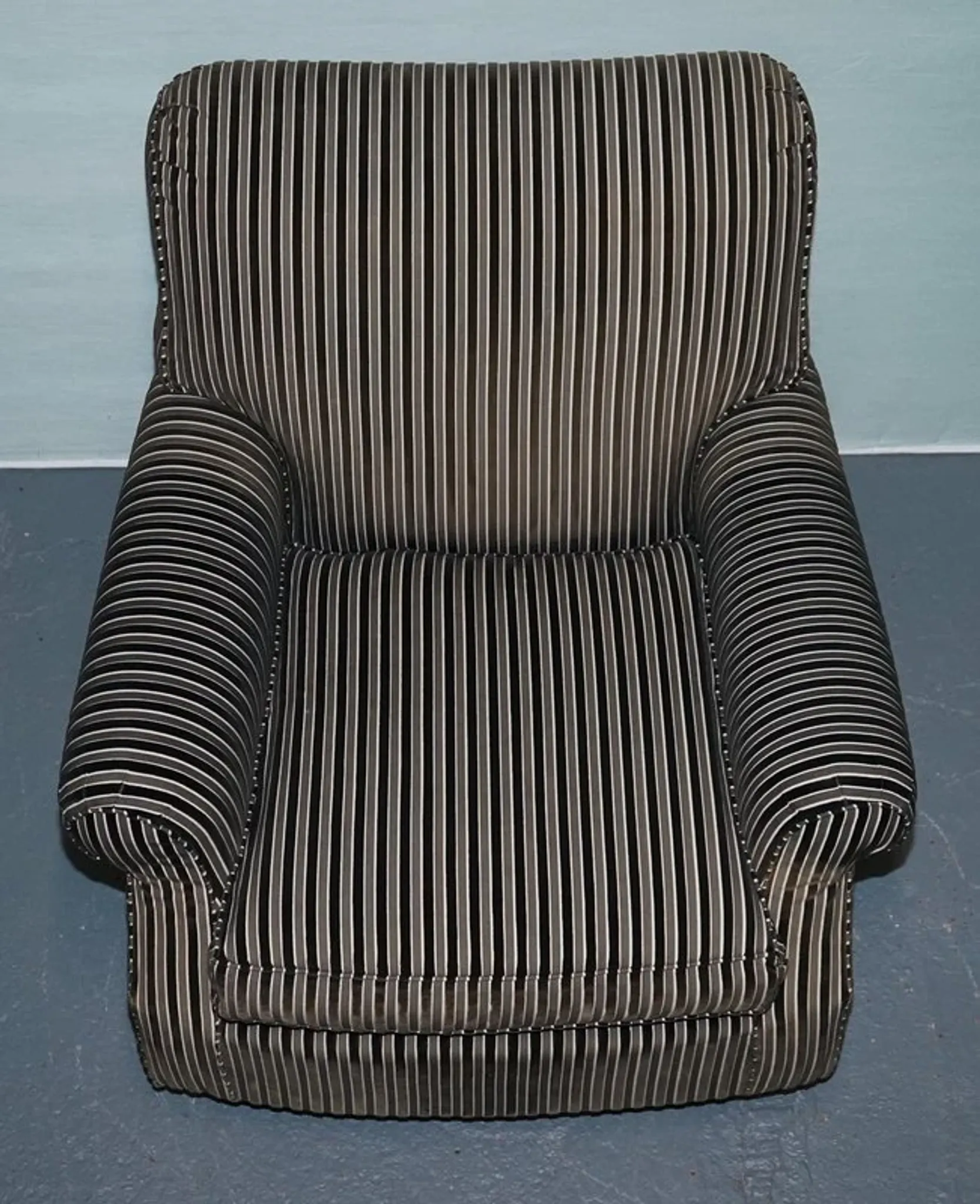 Vintage Striped Chair by Ralph Lauren for Henredon